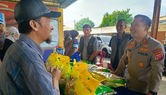 Polres Purwakarta Gelar Gerakan Pangan Murah, Beras Bulog 5 Kg Hanya Rp60 Ribu