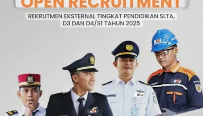 KAI Buka Rekrutmen 2025, Lulusan SLTA hingga Sarjana Bisa Daftar