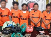 Polres Simalungun Amankan 2,5 Kg Ganja dari 5 Tersangka di Kawasan Wisata Danau Toba