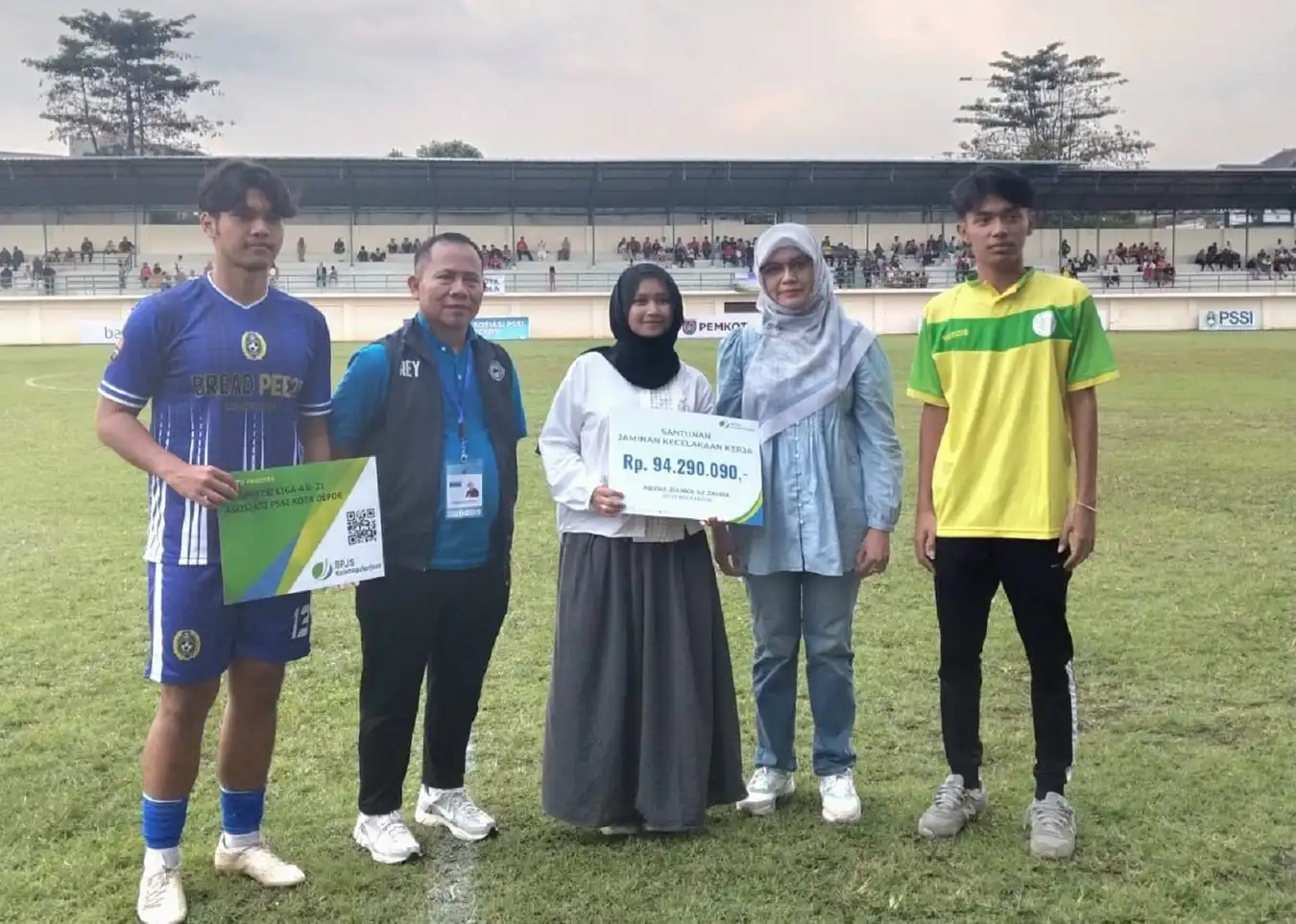 BPJS Ketenagakerjaan Depok lindungi atlet Liga 4 PSSI 2025 dengan jaminan kecelakaan kerja