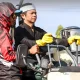 Bupati Purwakarta Om Zein panen padi Purwakarta combine harvester