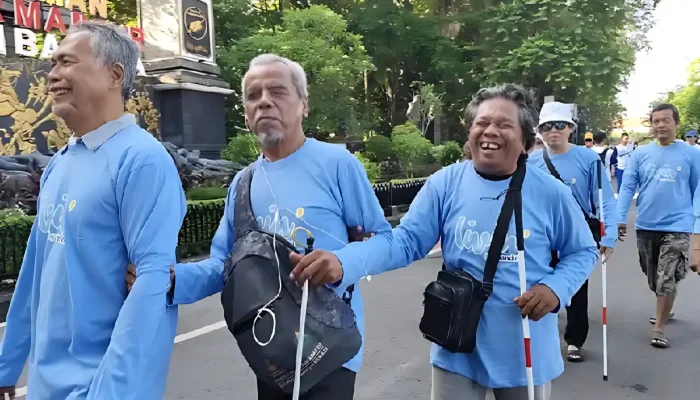 Disabilitas Purwakarta Ikuti Jalan Santai Kejari, Banjir Ratusan Doorprize!
