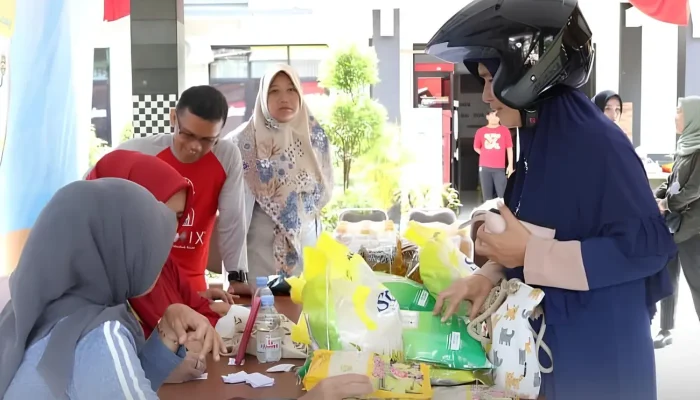 Gerakan Pangan Murah Digelar Serentak di Purwakarta, Jual Beras SPHP Rp60 ribu per 5 Kg