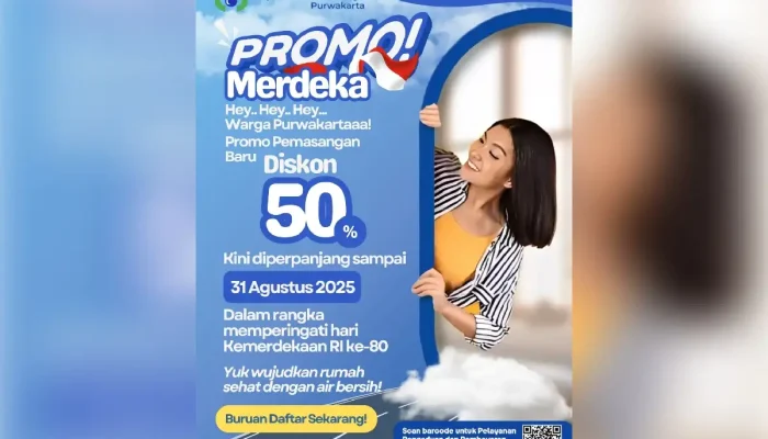 Realisasikan Kebijakan Pemerintah Tentang Pembatasan Air Tanah, PDAM Purwakarta Berikan Diskon 50% Pemasangan Sambungan Rumah