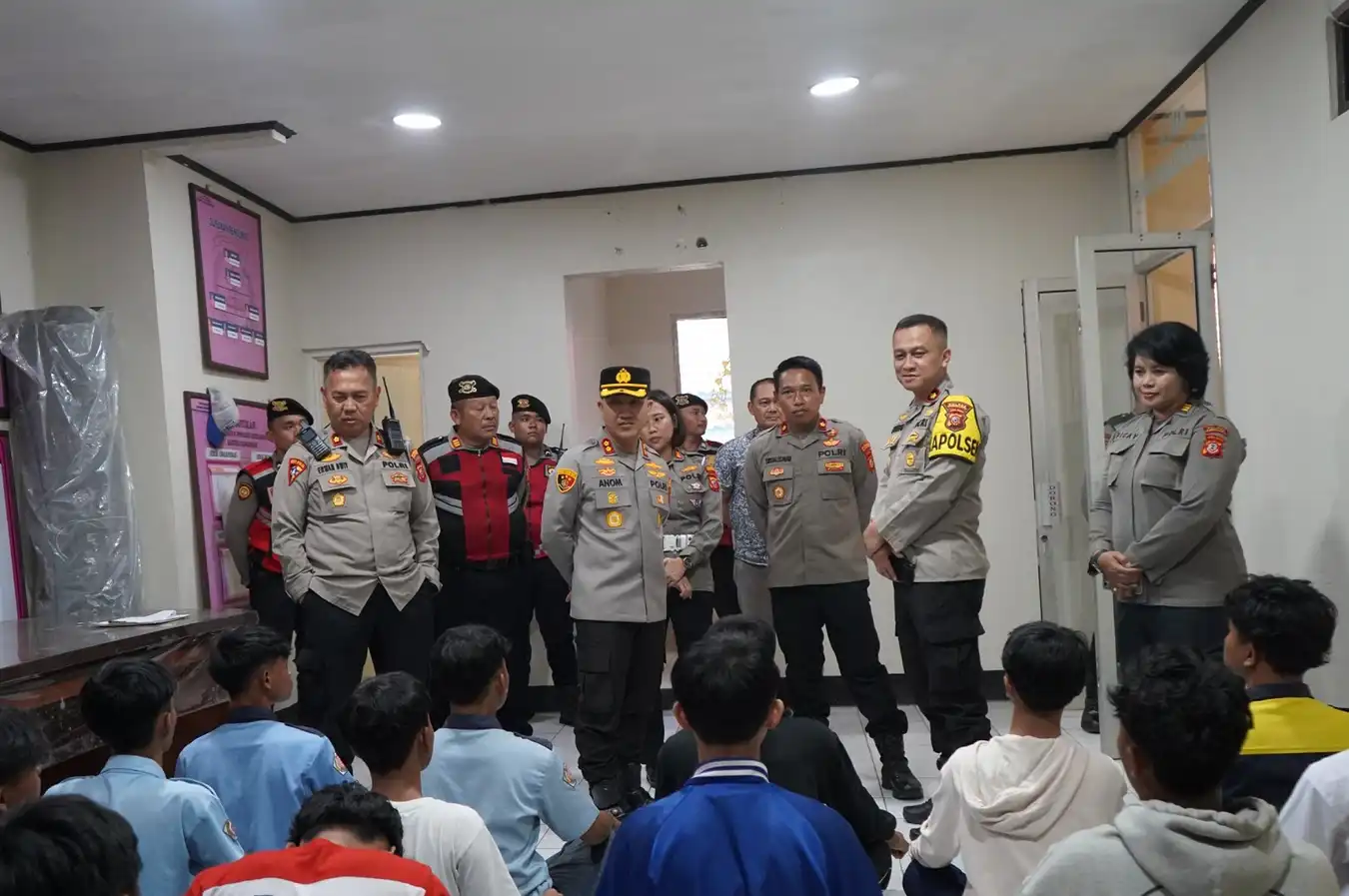 Polres Purwakarta amankan puluhan pelajar terprovokasi medsos hendak demo ke Jakarta