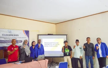 Pelatihan konten promosi digital oleh mahasiswa UBP Karawang di Desa Sukajadi Bogor