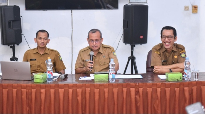 Sosialisasi tahapan pilkades serentak di Indramayu.
