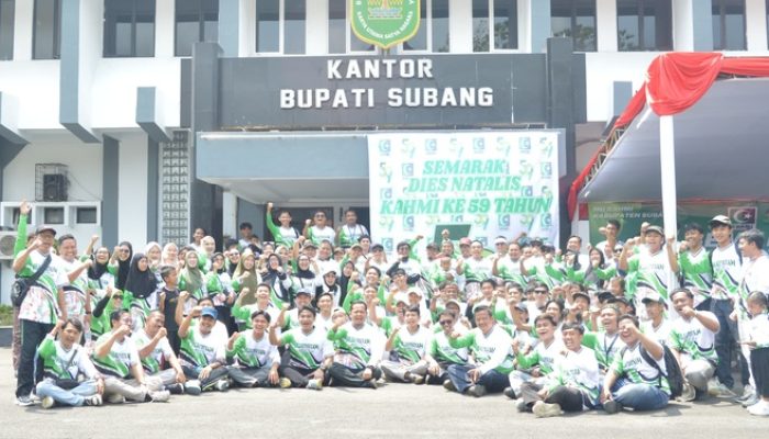 KAHMI Subang Rayakan Dies Natalis ke-59, Mulai Jalan Sehat hingga Santunan Anak Yatim