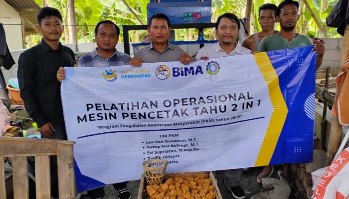 Polindra Ciptakan Mesin Pencetak Tahu 2 in 1 untuk Dorong UMKM Naik Kelas