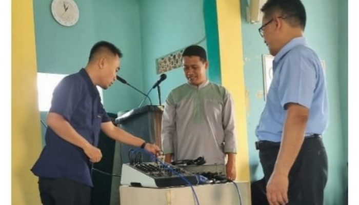 Polban Hibahkan Sistem Tata Suara ke Masjid Al-Madinah di Bandung Barat
