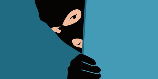 Ilustrasi pelaku pencurian