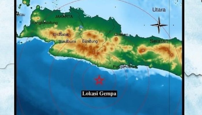 Gempa Magnitudo 2,9 Guncang Pangandaran, BMKG Pastikan Tak Berpotensi Tsunami