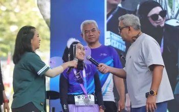 Farhan hadir di Fun Run Pemkot Bandung berbagi bakti sosial warga