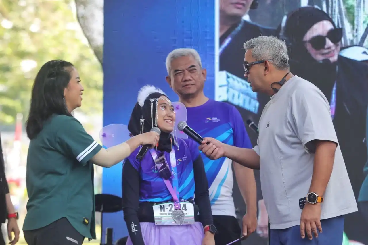 Farhan hadir di Fun Run Pemkot Bandung berbagi bakti sosial warga