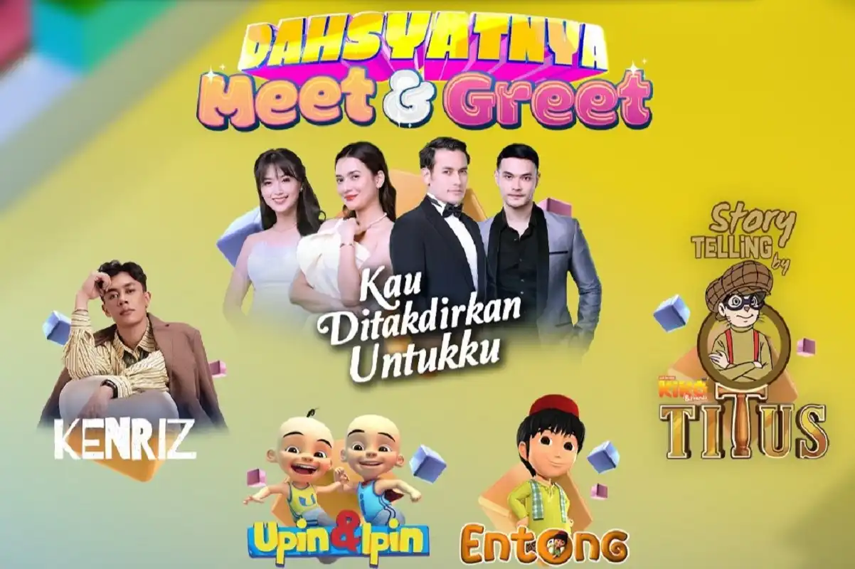 Poster Meet and Greet Kau Ditakdirkan Untukku bersama artis RCTI di Bekasi