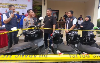 Pengembalian motor curian warga Purwakarta oleh Polres Purwakarta