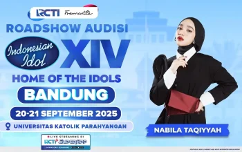 Nabila Taqiyyah hadir memberi tips peserta Audisi Indonesian Idol Bandung 2025