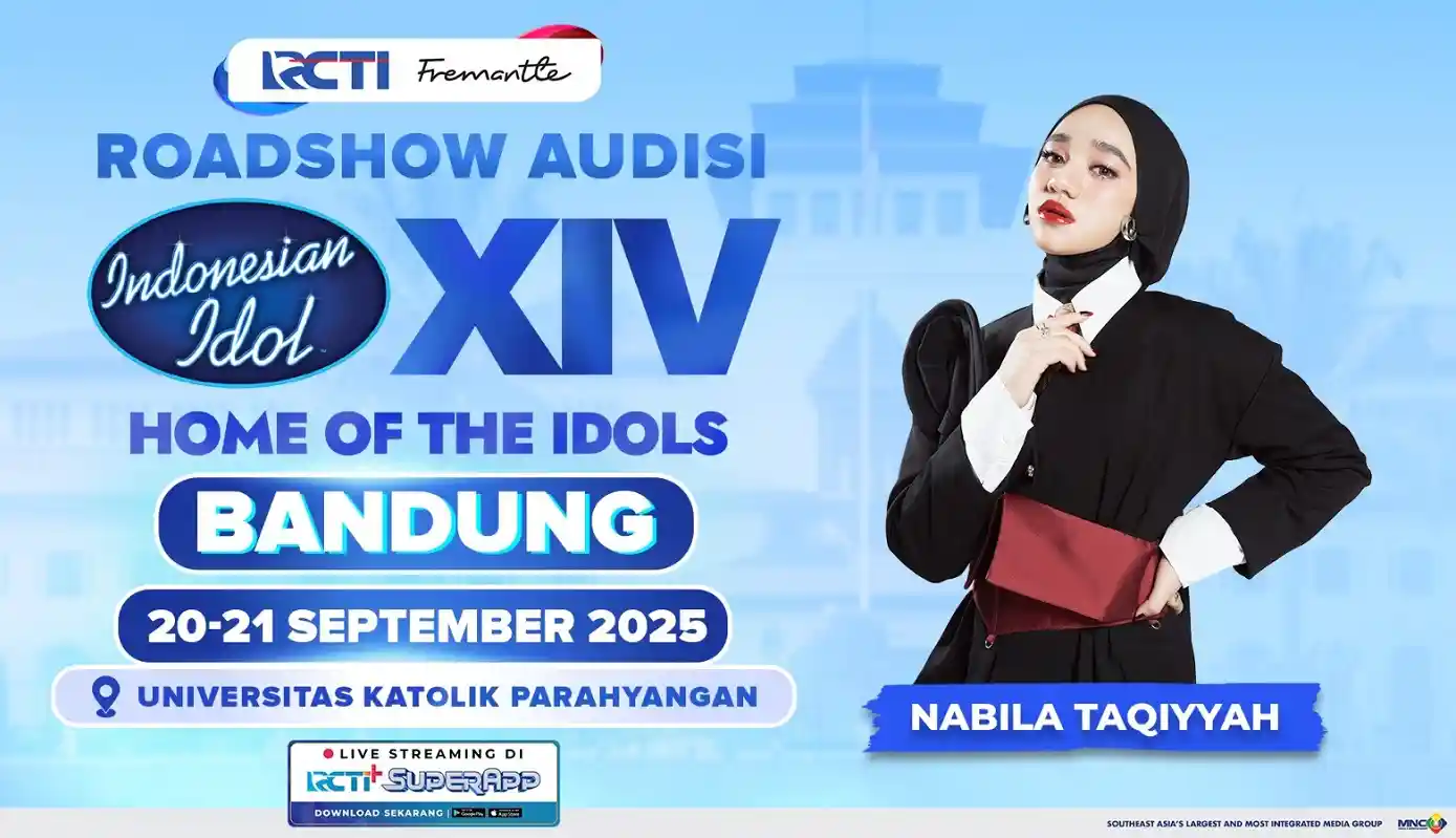 Nabila Taqiyyah hadir memberi tips peserta Audisi Indonesian Idol Bandung 2025
