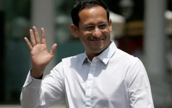 Foto Nadiem Makarim mantan Mendikbudristek tersangka korupsi Chromebook