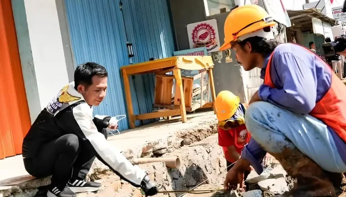 Bukan Tong Kosong! Om Zein Kawal Progres Proyek Jalan dan Drainase di Purwakarta