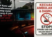 Stop Tot Tot Wuk Wuk: Gerakan Tertib Jalan, Polri Bekukan Sirine Pengawalan