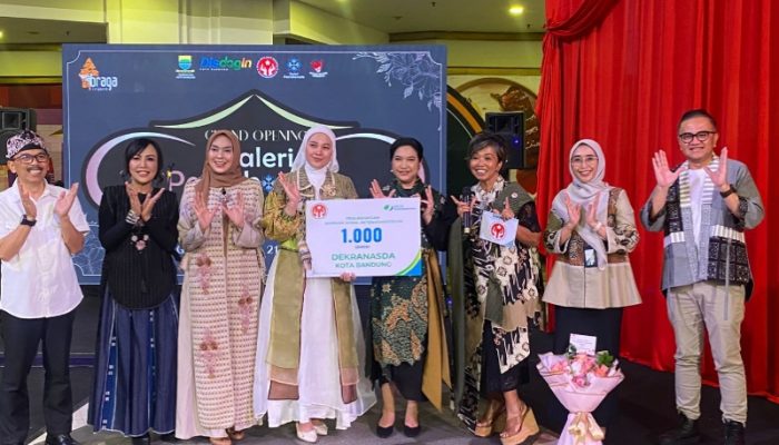 Galeri Patrakomala Hadir di Braga, Dekranasda dan Perlindungan BPJS Ketenagakerjaa Perkuat UMKM di Bandung