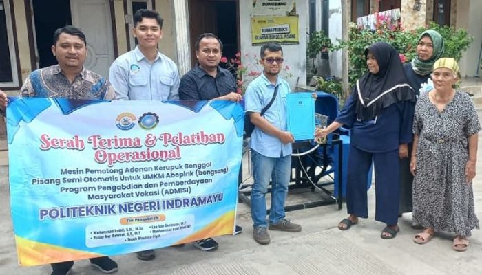 Polindra Ciptakan Mesin Pemotong Otomatis untuk Tingkatkan Produksi Kerupuk Bonggol Pisang