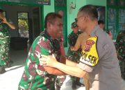 Polisi Purwakarta Rayakan HUT ke-80 TNI Bersama Prajurit di Koramil Campaka