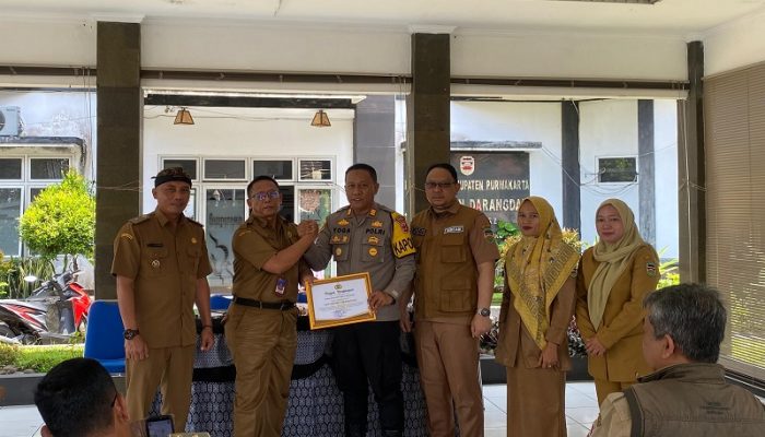 SMPN 3 Darangdan Raih Penghargaan Sekolah Teraman Tiga Tahun Berturut