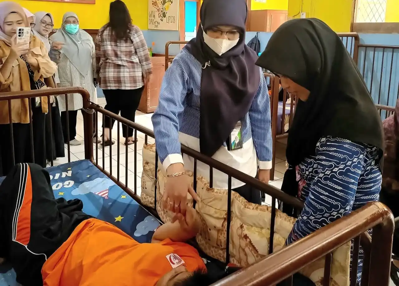 BPJS Ketenagakerjaan Depok gelar aksi sosial di Panti Disabilitas Wisma Tuna Ganda