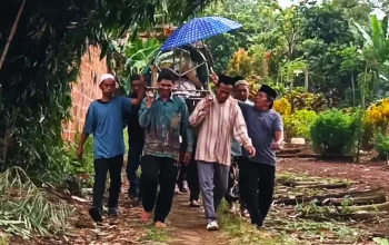 Prosesi pemakaman Jesika, korban dugaan pembunuhan di Purwakarta.