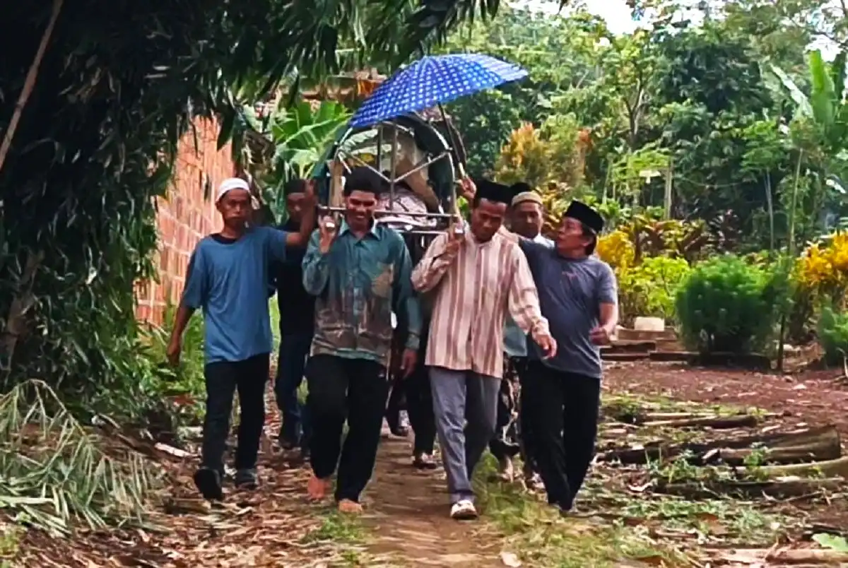 Prosesi pemakaman Jesika, korban dugaan pembunuhan di Purwakarta.