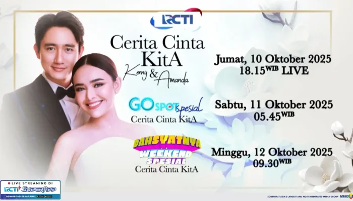 Cinta Kenny Austin dan Amanda Manopo Berujung di Pelaminan, Disiarkan LIVE di RCTI!