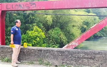 Olah TKP di Jembatan Merah Jatiluhur, lokasi pembuangan jasad Dina Oktaviani.