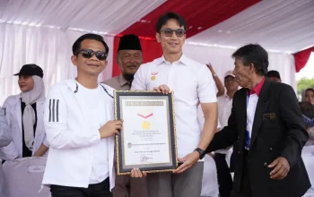 Parade Drum Band Gebyar Merah Putih Purwakarta 2025 Pecahkan Rekor MURI