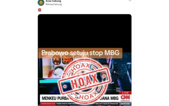 Presiden Prabowo Subianto meninjau MBG di sekolah