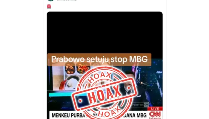 Hoaks! Prabowo Setuju Hentikan Program Makan Bergizi Gratis