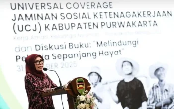Launching UCJ Purwakarta perlindungan pekerja 2025