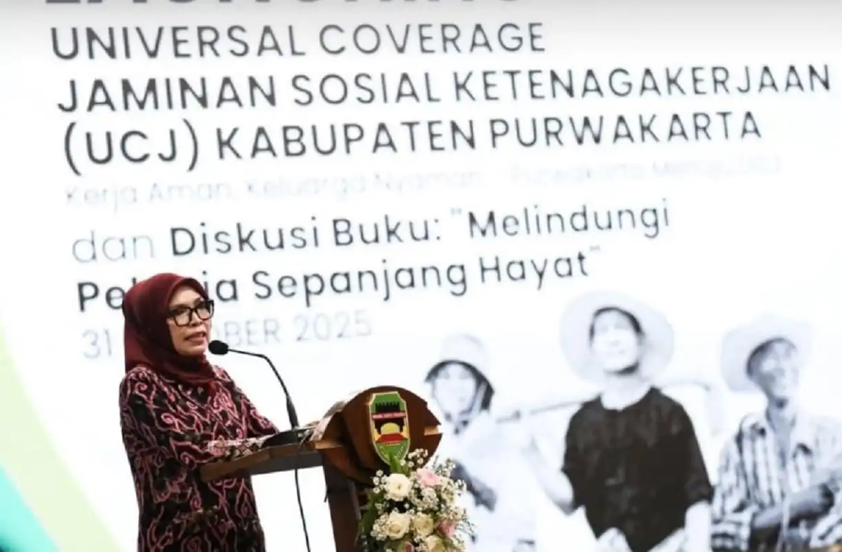 Launching UCJ Purwakarta perlindungan pekerja 2025