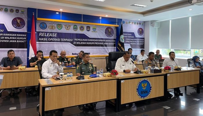 BNNP Jabar Tangkap 14 Orang dalam Operasi Terpadu Kawasan Rawan Narkotika