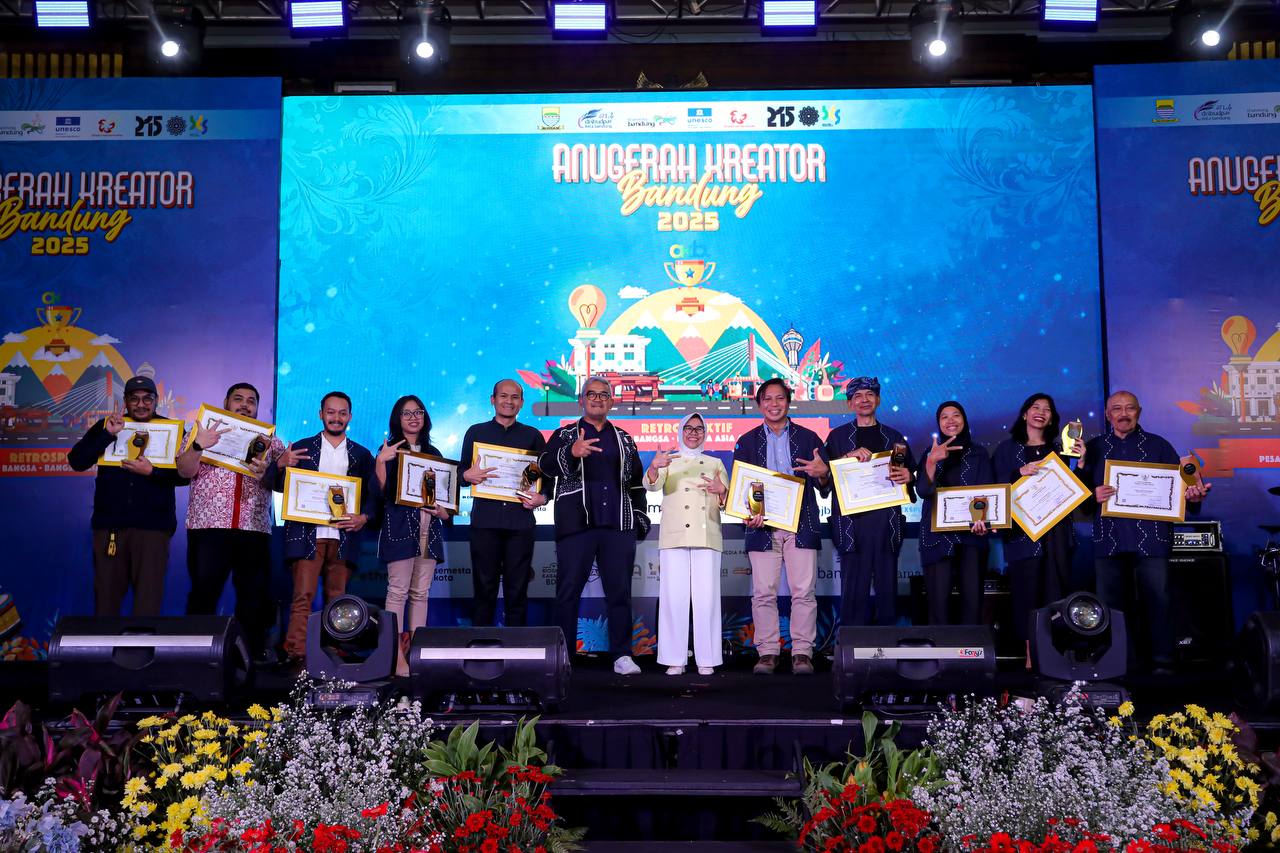 Bandung Anugerahkan 10 Kreator Terbaik 2025: Meneguhkan Kota Para Kreator