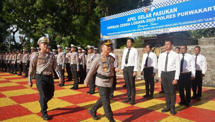 Operasi Zebra Lodaya 2025 Resmi Dimulai, Kapolres Purwakarta Tegaskan Ini