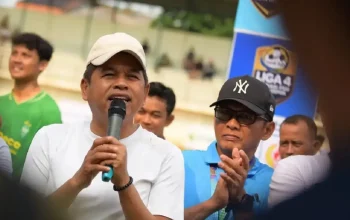 Dedi Mulyadi targetkan pembangunan lapangan sepak bola profesional di kecamatan Jawa Barat.