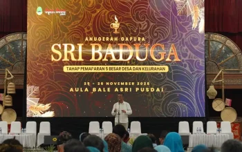 Pemaparan Anugerah Gapura Sri Baduga 2025 Jabar oleh Kepala DPM Desa