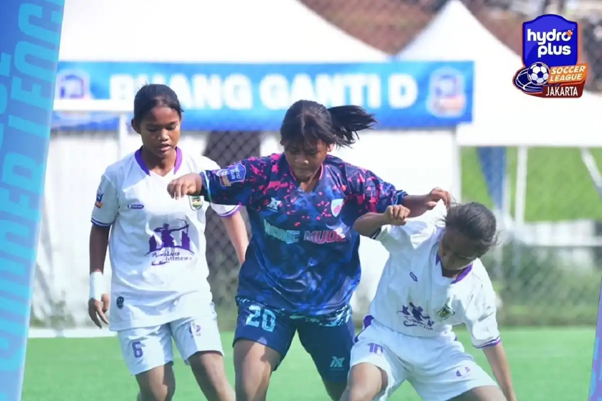 Indira Karin Jagad mencetak empat gol untuk Persipo Putri Purwakarta U-15 saat melawan None Mude di Liga Sepakbola Wanita 2025.