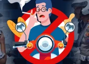 Jangan Merokok Saat Bawa Motor atau Mobil, Ini Sanksinya dari Polisi