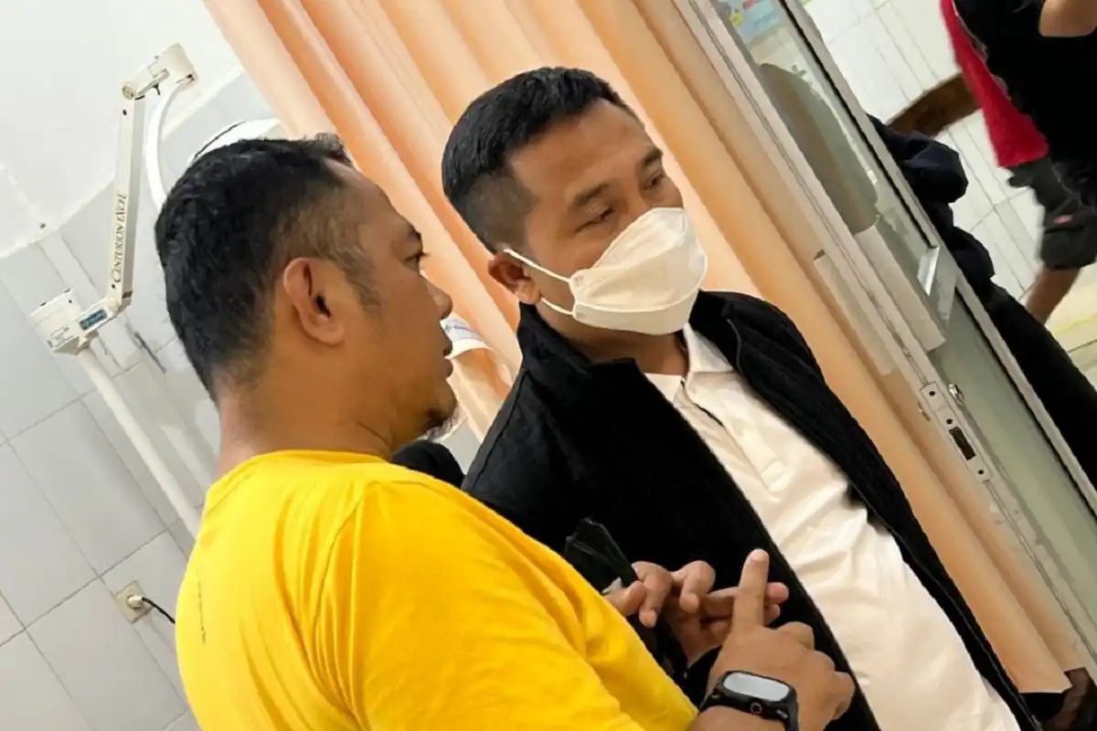 Kapolres Purwakarta meninjau kondisi korban pembacokan ODGJ Purwakarta