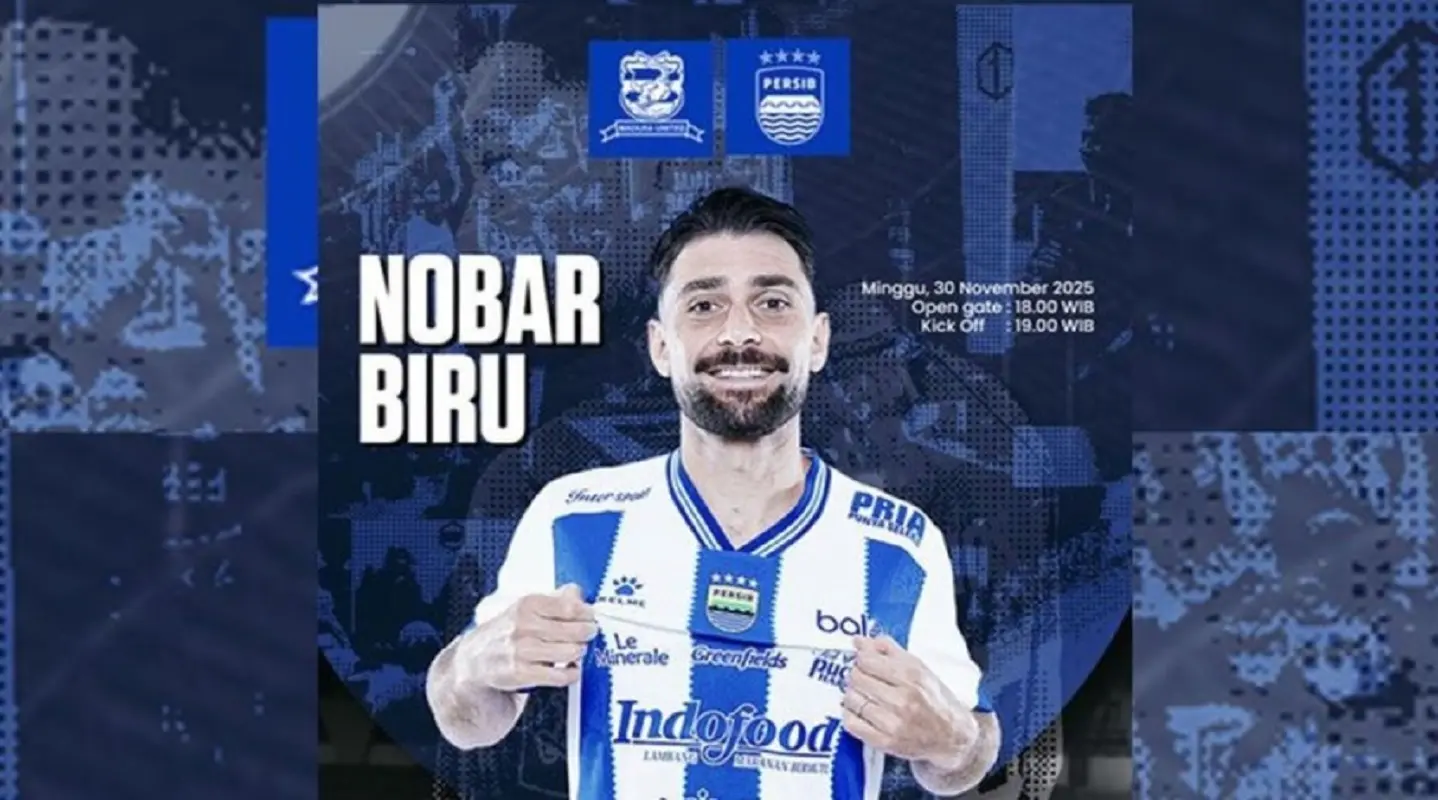 Nobar Biru Persib Bandung vs Madura United.