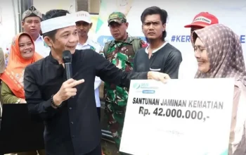 Program 1 Desa 100 Perlindungan BPJS Ketenagakerjaan gratis di Purwakarta