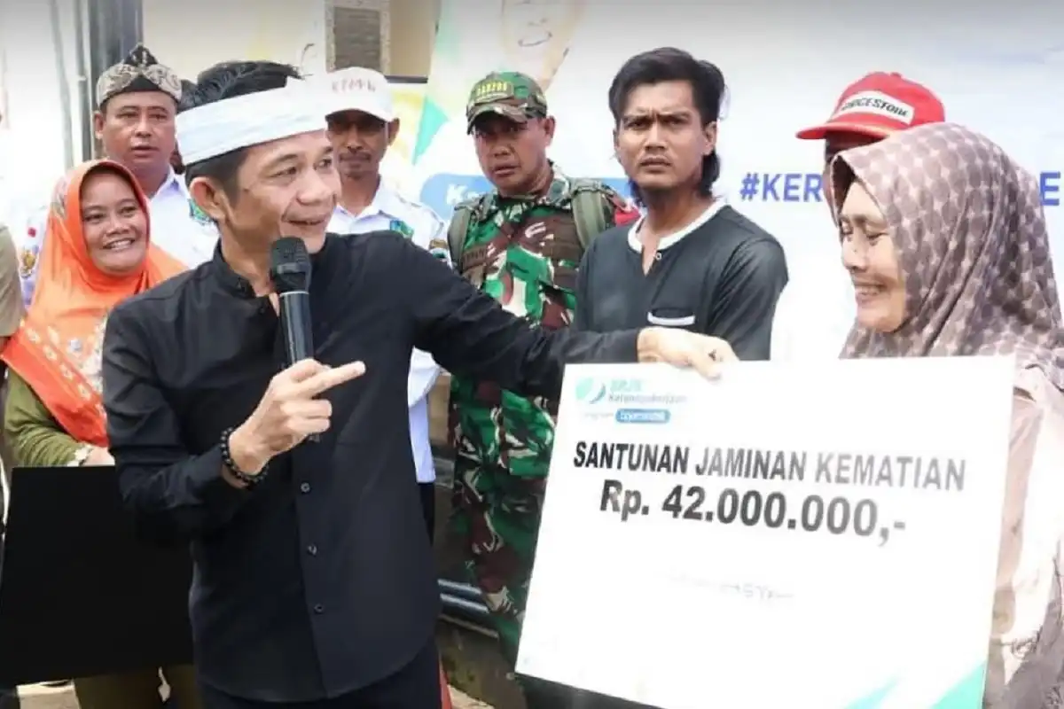 Program 1 Desa 100 Perlindungan BPJS Ketenagakerjaan gratis di Purwakarta